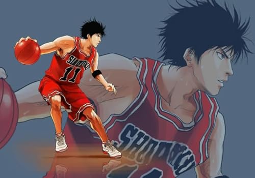 Jigsaw 1000 Teile - Japanese Anime Slams Dunks,Colour,Lernspielzeug Für Kinder - Gedächtnis Kognition Spiele Kq33Zp von CYQFEZ