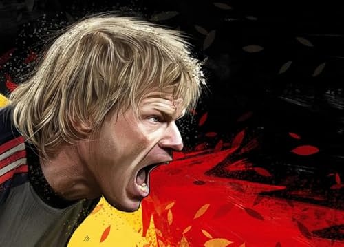 Jigsaw 1000 Teile - Soccer Kahns Art Poster - Gedächtnis Kognition Spiel - Familie Stress Reduktion Spiele - Wand Kunst Dekoration Kq186Zp von CYQFEZ