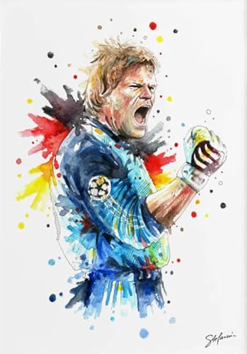 Jigsaw 1000 Teile - Soccer Kahns Art Poster - Gedächtnis Kognition Spiel - Familie Stress Reduktion Spiele - Wand Kunst Dekoration Kq188Zp von CYQFEZ
