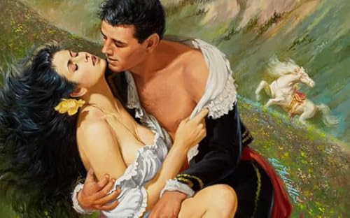 Puzzle 1000 Stück - Classic Film Art Oil Paintings - Colourful - Erwachsene Stressabbau Spiel Kunst Bild - Erwachsene Puzzle Challenge Spiel Xw348Ap von CYQFEZ