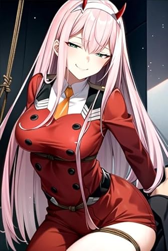 Puzzle 1000 Teile - Japanese Animes Franxx Poster - Dekompression Spielzeug - Familie Stress Reduktion Spiele -Puzzle Spiele Für Erwachsene Jugendliche Kq228Zp von CYQFEZ