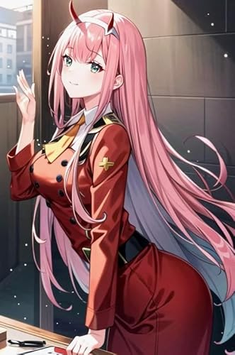 Puzzle 1000 Teile - Japanese Animes Franxx Poster - Dekompression Spielzeug - Familie Stress Reduktion Spiele -Puzzle Spiele Für Erwachsene Jugendliche Kq232Zp von CYQFEZ