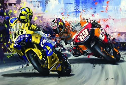 Puzzle 1000 Teile - Motoss Racings Art Pictures - Für Erwachsene Personalisiert Herausforderung Spielzeug - Zimmer Dekoration Gifts Sq156Zy CYQFEZ von CYQFEZ