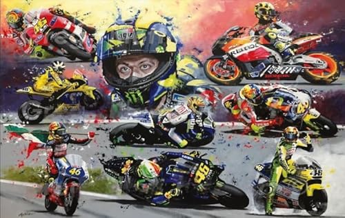 Puzzle 1000 Teile - Motoss Racings Art Pictures - Für Erwachsene Personalisiert Herausforderung Spielzeug - Zimmer Dekoration Gifts Sq157Zy CYQFEZ von CYQFEZ