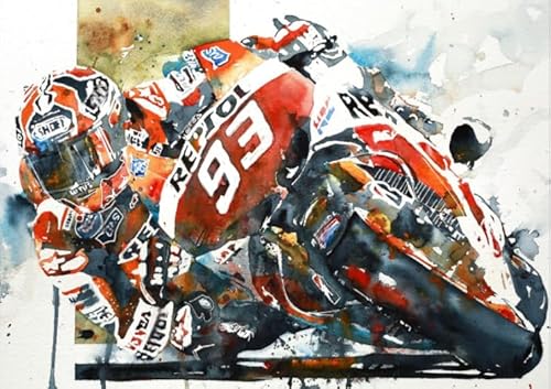 Puzzle 1000 Teile - Motoss Racings Art Pictures - Für Erwachsene Personalisiert Herausforderung Spielzeug - Zimmer Dekoration Gifts Sq158Zy CYQFEZ von CYQFEZ