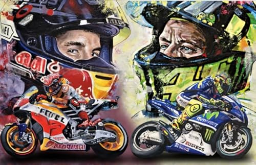 Puzzle 1000 Teile - Motoss Racings Art Pictures - Für Erwachsene Personalisiert Herausforderung Spielzeug - Zimmer Dekoration Gifts Sq159Zy CYQFEZ von CYQFEZ
