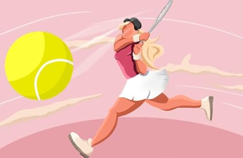 Puzzle 1000 Teile - Retro - Abstract Tennis Plakate - Wand Kunst Dekoration - Für Erwachsene Personalisiert Herausforderung Spielzeug Gifts Sq238Zy CYQFEZ von CYQFEZ