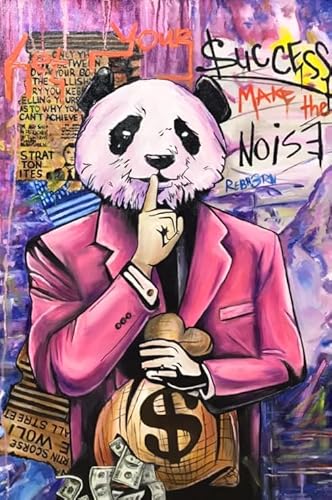 Puzzle 1000 Teile - Wall Kunst Graffiti Pandass Abstract Kunst - Buntes Schwierig-Puzzle - Personalisiertes Herausforderungs Spielzeug Für Erwachsene - Familie Spaß Herausforderung Spielzeug Pz288Vw Puzzle 1000 Teile - Wall Kunst Graffiti Pandass Abstract Kunst - Buntes Schwierig-Puzzle - Personalisiertes Herausforderungs Spielzeug Für Erwachsene - Familie Spaß Herausforderung Spielzeug Pz288Vw von CYQFEZ