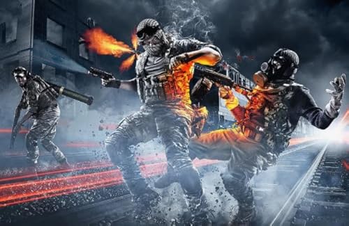 Puzzles 1000 Stück - Battlefields Posters - Erwachsene Stressabbau Spiel Kunst Bild Games Art Posters - Erwachsene Puzzle Challenge Spiel Xw70Ap von CYQFEZ