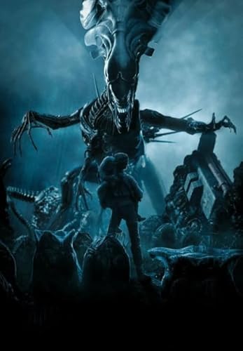 Puzzles 1000 Stück - Classic Flim Alienss Posters - Family Erwachsene Stressabbau Spiel Kunst Bild - Erwachsene Herausforderung Puzzle-Spiel Xw140Ap von CYQFEZ