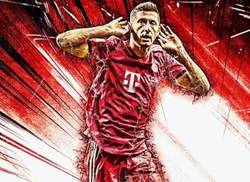 Puzzles 1000 Stück — Football Player 9 Abstract Art Poster — Stress Relief Games for Men — Erwachsene Challenge Game Puzzle Toys Xw119Ap von CYQFEZ
