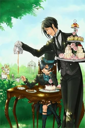 Puzzles 1000 Stück - Japanese Animes Black Brinas Palencia Poster - Colourful - Familienspiele Zur Stressreduzierung - Puzzle Spielzeug Für Kinder Xw325Ap von CYQFEZ