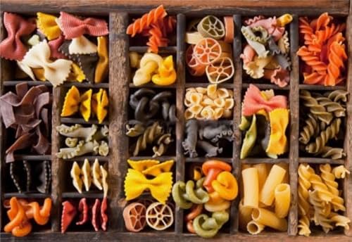 Rätsel 1000 Stück - Pastas - Art Colour Jigsaw - Fun Spiel Spielzeug Posters Educational Spiel for Erwachsene FX99PV von CYQFEZ