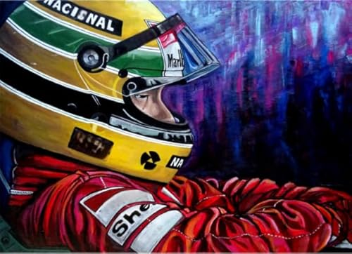 Rätsel 1000 Stück - Racing F1 Wall Art Picture - Colourful Abstract Jigsaw - Fun Spiel Spielzeug Educational Spiel for Erwachsene Posters FX23PV von CYQFEZ