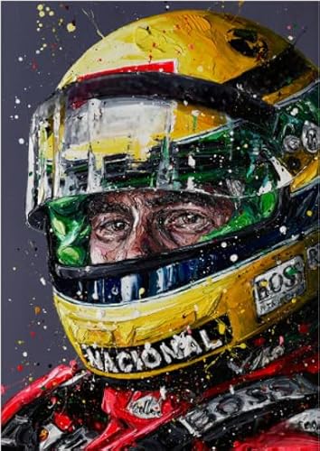 Rätsel 1000 Stück - Racing F1 Wall Art Picture - Colourful Abstract Jigsaw - Fun Spiel Spielzeug Educational Spiel for Erwachsene Posters FX24PV von CYQFEZ
