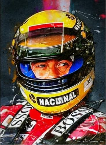 Rätsel 1000 Stück - Racing F1 Wall Art Picture - Colourful Abstract Jigsaw - Fun Spiel Spielzeug Educational Spiel for Erwachsene Posters FX27PV von CYQFEZ