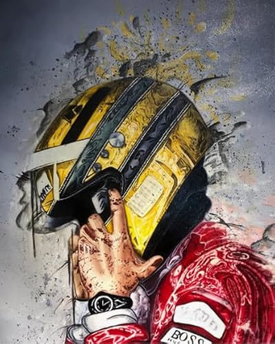 Rätsel 1000 Stück - Racing F1 Wall Art Picture - Colourful Abstract Jigsaw - Fun Spiel Spielzeug Educational Spiel for Erwachsene Posters FX32PV von CYQFEZ