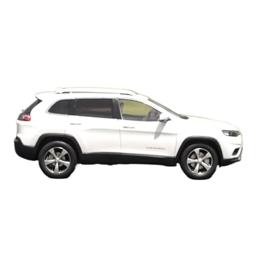 CYQOCD Mini Auto Spielzeug 1:18 Für Cherokee 2020 SUV Legierung Automodell Spielzeug Geeignet Für Indoor Und Outdoor Spielfahrzeuge Wohnkultur(White) von CYQOCD
