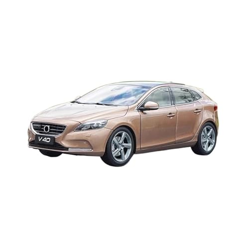 CYQOCD Mini Auto Spielzeug 1:18 Für Volvo V40 Reiseversion Druckgussautomodell Möbeldekorationskollektion Braun Wohnkultur von CYQOCD