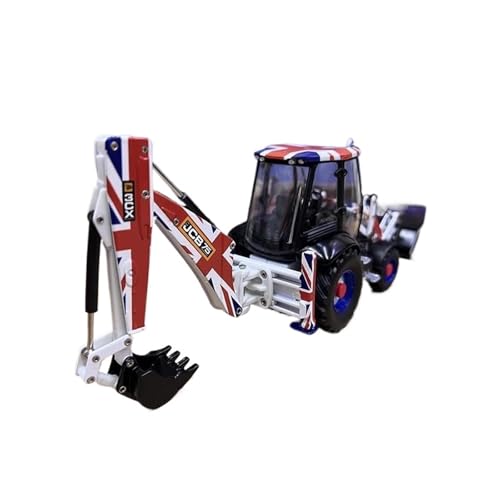 CYQOCD Mini Auto Spielzeug 1:32 Für JCB 3CX Bagger 75th Anniversary Limited Edition Autos Modell Spielzeug Souvenir Classics Modell Wohnkultur von CYQOCD