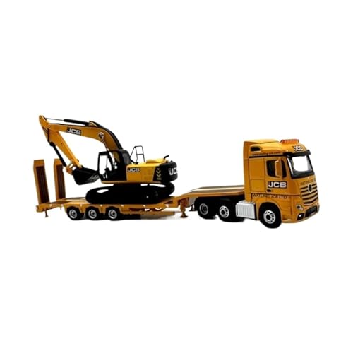 CYQOCD Mini Auto Spielzeug 1:76 Für JCB Bagger Anhänger Metall Auto Modell Mini Auto Fahrzeug Modell Display Modell Wohnkultur von CYQOCD