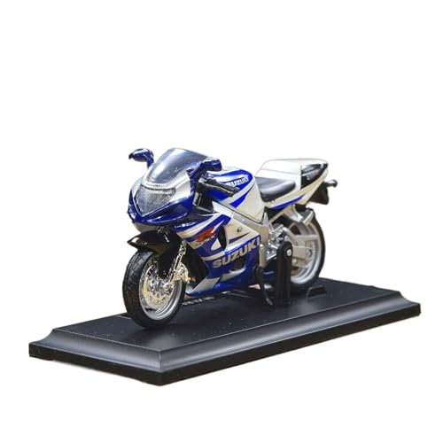 CYQOCD Miniatur Motorfahrzeug Modelle 1:18 Für Suzuki GSXR Motorradmodell Überraschungsdekoration Heimtextilien Kollektion Druckguss-Nachbildung von CYQOCD