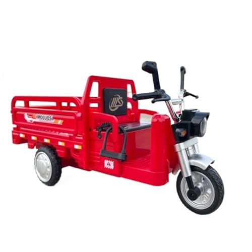 Mini Auto Spielzeug 1/10 Für Dreiradmodell Metallschallwand Ton Und Licht Pullback Express Spielzeugauto Hat Auch Sprachübertragung Wohnkultur(Red) von CYQOCD