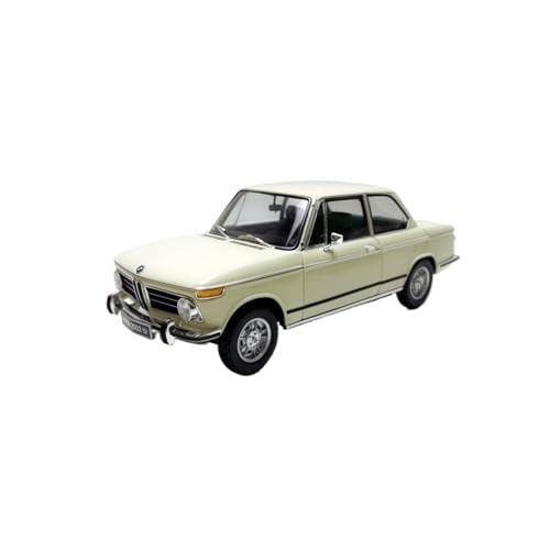 Mini Auto Spielzeug 1/18 Für 2002tii Legierung Volle Öffnung Simulation Auto Modell Statische Hause Display Modell Wohnkultur(Yellow) von CYQOCD