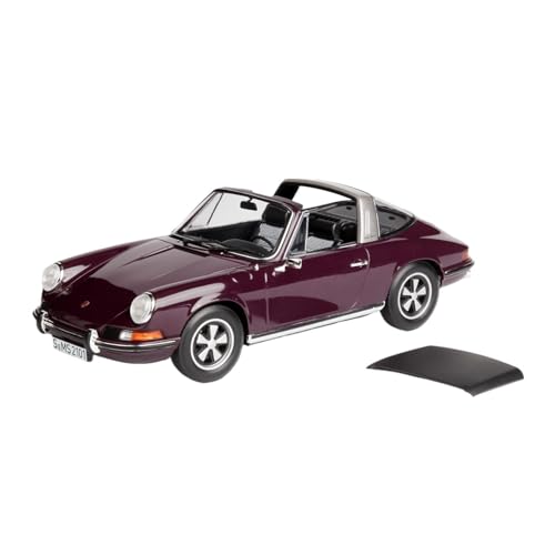 Mini Auto Spielzeug 1/18 Für 911 E Targa 1971 Legierung Lila Modell Große Skala Figur Cabrio Oldtimer Wohnkultur von CYQOCD