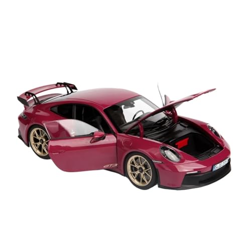 Mini Auto Spielzeug 1/18 Für 911 GT3 2021 Alloy Collector's Edition Scale Model Rose Red Mit Vier Türen Für Öffnen Wohnkultur Mini Auto Spielzeug 1/18 Für 911 GT3 2021 Alloy Collector's Edition Scale Model Rose Red Mit Vier Türen Für Öffnen Wohnkultur von CYQOCD