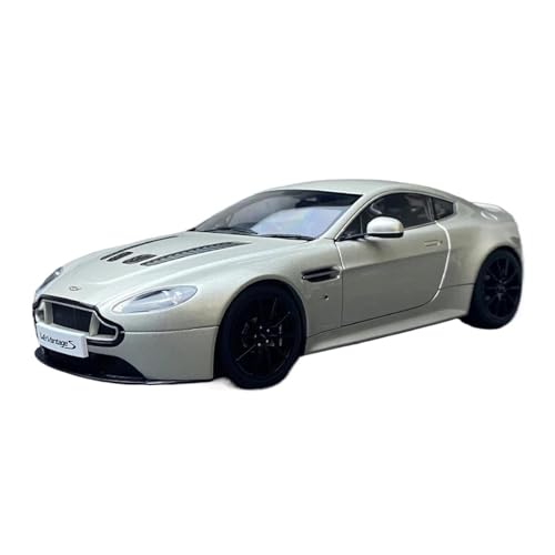 Mini Auto Spielzeug 1/18 Für Aston Martin V12 Vantage S 2015-2018 Sportwagenmodell Statische Anzeige Festliche Sammlung Wohnkultur(White) von CYQOCD