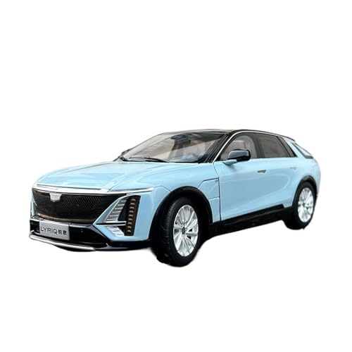 Mini Auto Spielzeug 1/18 Für Cadillac Lyriq Ruige Modell SUV Legierung Blau Automodell Mode Familienlimousine Modell Wohnkultur Mini Auto Spielzeug 1/18 Für Cadillac Lyriq Ruige Modell SUV Legierung Blau Automodell Mode Familienlimousine Modell Wohnkultur von CYQOCD