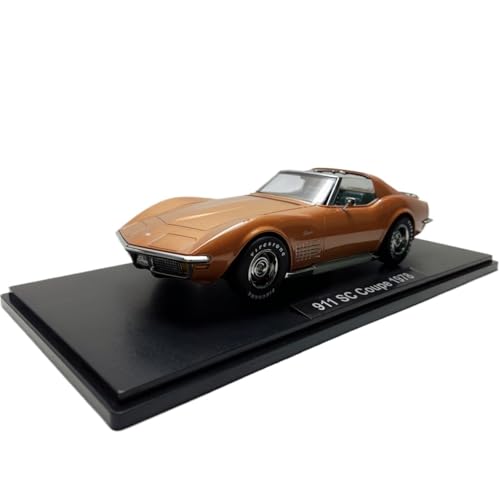 Mini Auto Spielzeug 1/18 Für Chevrolet Corvette Braun Klassische Design Serie Legierung Auto Modell Statische Fahrzeuge Sammeln Wohnkultur von CYQOCD