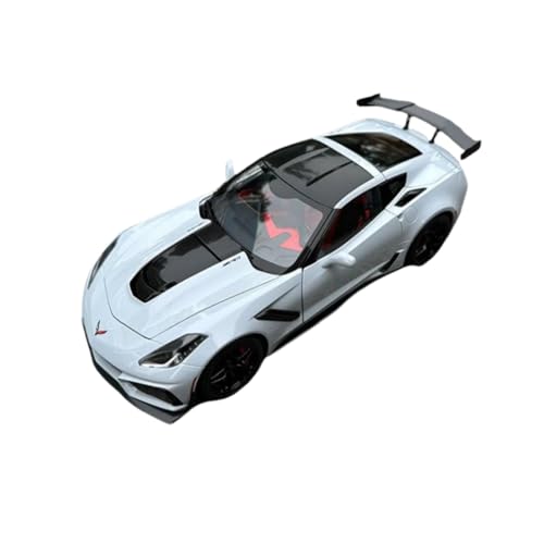 Mini Auto Spielzeug 1/18 Für Chevrolet Corvette C7 ZR1 Automodell Statische Anzeige Retro Desktop Decor Für Freunde Wohnkultur von CYQOCD