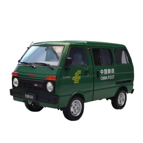 Mini Auto Spielzeug 1/18 Für Daihatsu Van Polizei Kurier Auto Öffentliche Sicherheit TJ110 Legierung Auto Modell Sammlung Display Wohnkultur(Green) von CYQOCD