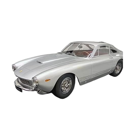 Mini Auto Spielzeug 1/18 Für Ferrari 250 GT 1962 Großformatiges Legierungsautomodell Sammleredition Fahrzeugornamente Wohnkultur(Silver) von CYQOCD