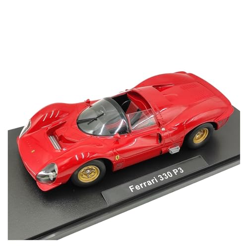 Mini Auto Spielzeug 1/18 Für Ferrari 330 P3 Spyder 1966 Rot Druckguss Fahrzeug Legierung Automodell Adult Collection Wohnkultur Mini Auto Spielzeug 1/18 Für Ferrari 330 P3 Spyder 1966 Rot Druckguss Fahrzeug Legierung Automodell Adult Collection Wohnkultur von CYQOCD