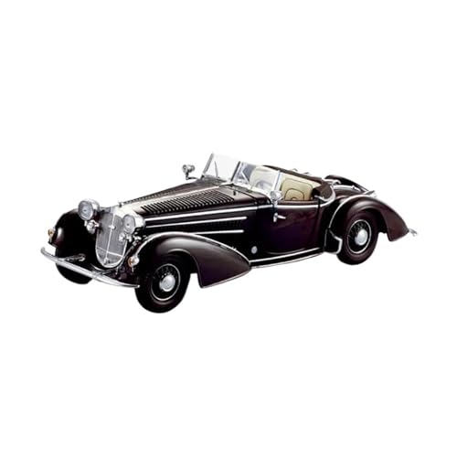 Mini Auto Spielzeug 1/18 Für Horch Roadster 1939 Auto Exklusive Sammler Legierung Auto Modell Display Hobbyist Sammlung Wohnkultur(Black) von CYQOCD