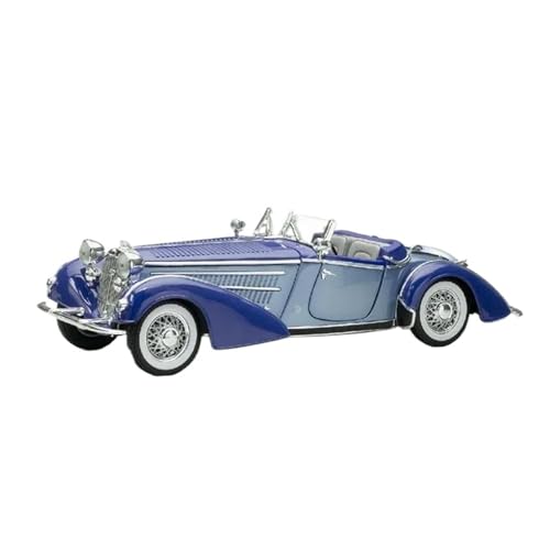 Mini Auto Spielzeug 1/18 Für Horch Roadster Auto 1939 Vintage Sammler Legierung Auto Modell Statische Decration Fahrzeug Wohnkultur(Purple) von CYQOCD