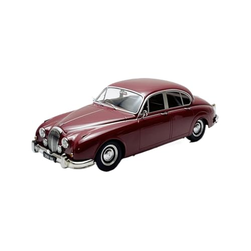 Mini Auto Spielzeug 1/18 Für Jaguar Daimler 250 V6 LHD Legierung Auto Modell Kleine Druckguss Spielzeug Wein Rot Ausstellung Wohnkultur von CYQOCD