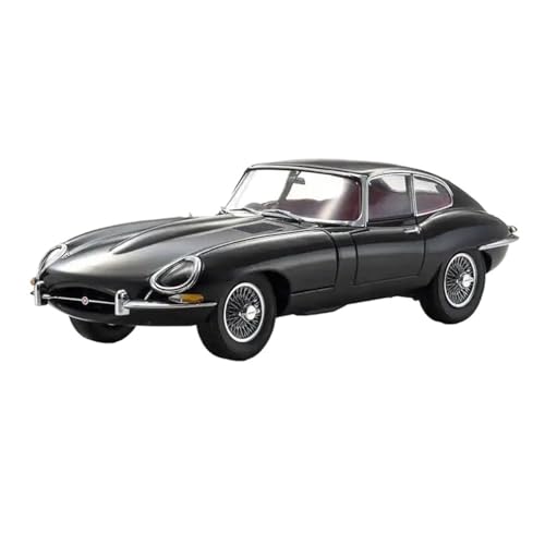 Mini Auto Spielzeug 1/18 Für Jaguar E-Type Coupé Legierung Druckguss Simulation Sport Auto Modell Hobby Mode Ornamente Wohnkultur(Black) von CYQOCD