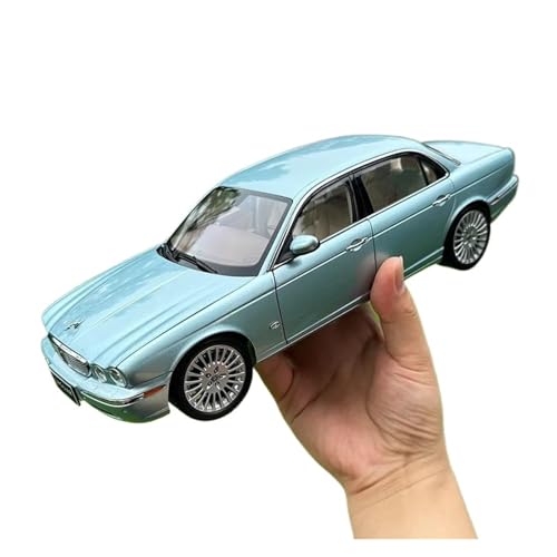 Mini Auto Spielzeug 1/18 Für Jaguar XJ6 X350 Automodelle Maßstab Fahrzeuge Als Geschenk Für Freunde Spielzeug Für Erwachsene Wohnkultur Wohnkultur(Blue) von CYQOCD