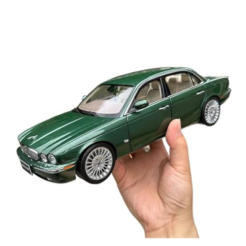 Mini Auto Spielzeug 1/18 Für Jaguar XJ6 X350 Automodelle Maßstab Fahrzeuge Als Geschenk Für Freunde Spielzeug Für Erwachsene Wohnkultur Wohnkultur(Green) von CYQOCD