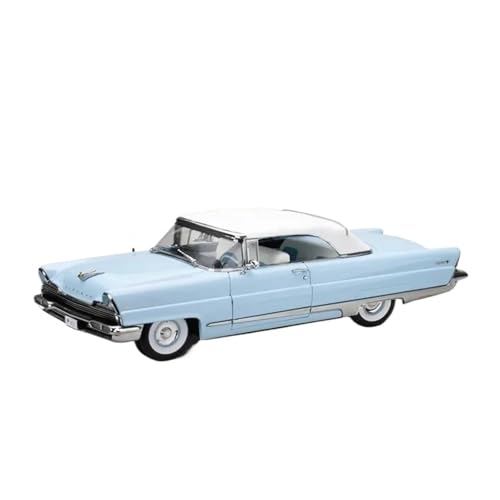 Mini Auto Spielzeug 1/18 Für Lincoln 1956 Hard Top Legierung Automodell Erwachsene Spielzeug Sammlerstücke Souvenir Statische Ornamente Wohnkultur(Blue) von CYQOCD