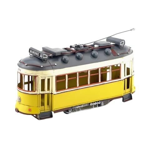 Mini Auto Spielzeug 1/18 Für Lissabon Straßenbahnmodell Handgemachte Tischdekoration Sammlerstücke Souvenirs Ornamente Wohnkultur von CYQOCD