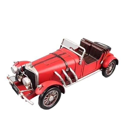 Mini Auto Spielzeug 1/18 Für Metallspielzeug Oldtimer Cabrio Sportwagen Modell Kunsthandwerk Dekoratives Hobby Spielzeug Wohnkultur(Red) von CYQOCD