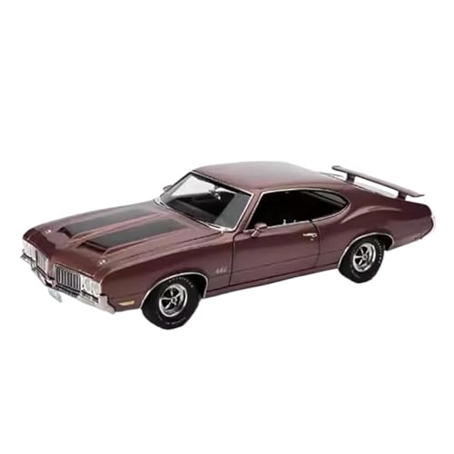 Mini Auto Spielzeug 1/18 Für Oldsmobile 442 1970 Legierung Modell Mini Fahrzeug Spielzeug Erwachsene Sammlung Schrank Dekoration Wohnkultur von CYQOCD