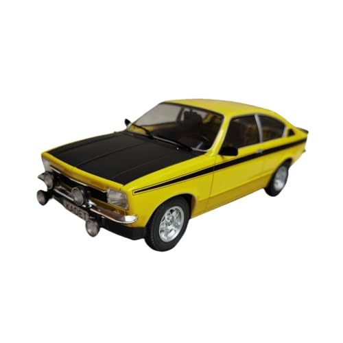 Mini Auto Spielzeug 1/18 Für Opel Kadett C Coupé Legierung Automodell Gelb Sammleredition Raumdekoration Spielzeug Wohnkultur von CYQOCD