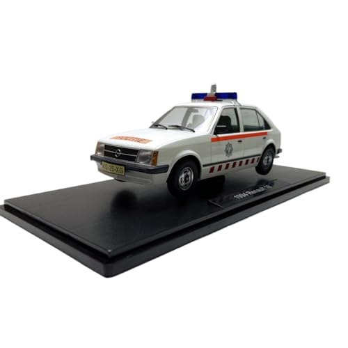 Mini Auto Spielzeug 1/18 Für Opel Kadett Polizeiauto Legierung Auto Simulation Modell Metall Spielzeugfahrzeug An Freunde Wohnkultur(White) von CYQOCD