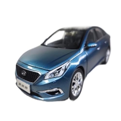 Mini Auto Spielzeug 1/18 Für Peking Hyundai Sonata Papa Freund Valentinstag Auto Modell Reise Spielzeug Autos Wohnkultur(Blue) von CYQOCD